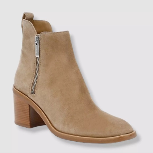 New in Box 3.1 Philip Lim Alexa Boot Tan Suede Zip Up Bootie Size 8.5 MSRP $595 - Picture 2 of 11